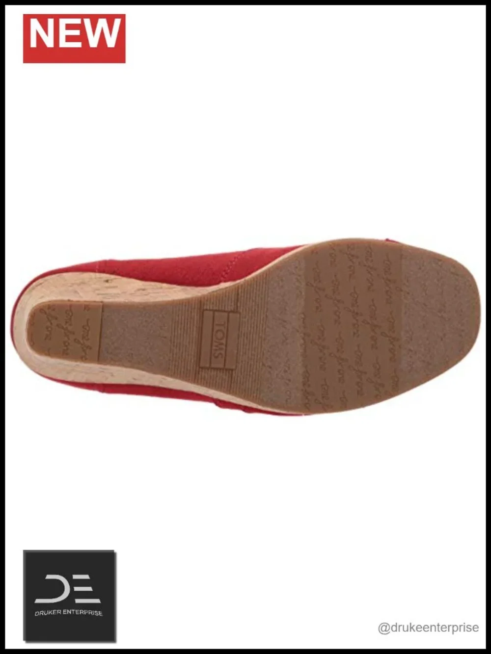 Canvas Sock Liner Classic Wedge Sandals